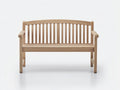 Banc de jardin - Bois - 128x60x88 cm - Bois naturel - Style classique