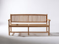 Banc de jardin - Bois - 182x62x88 cm - Bois naturel - Style classique